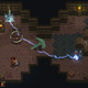 a miner dodges a giant axe and a thunder spell in a cave in undermine on xbox game pass